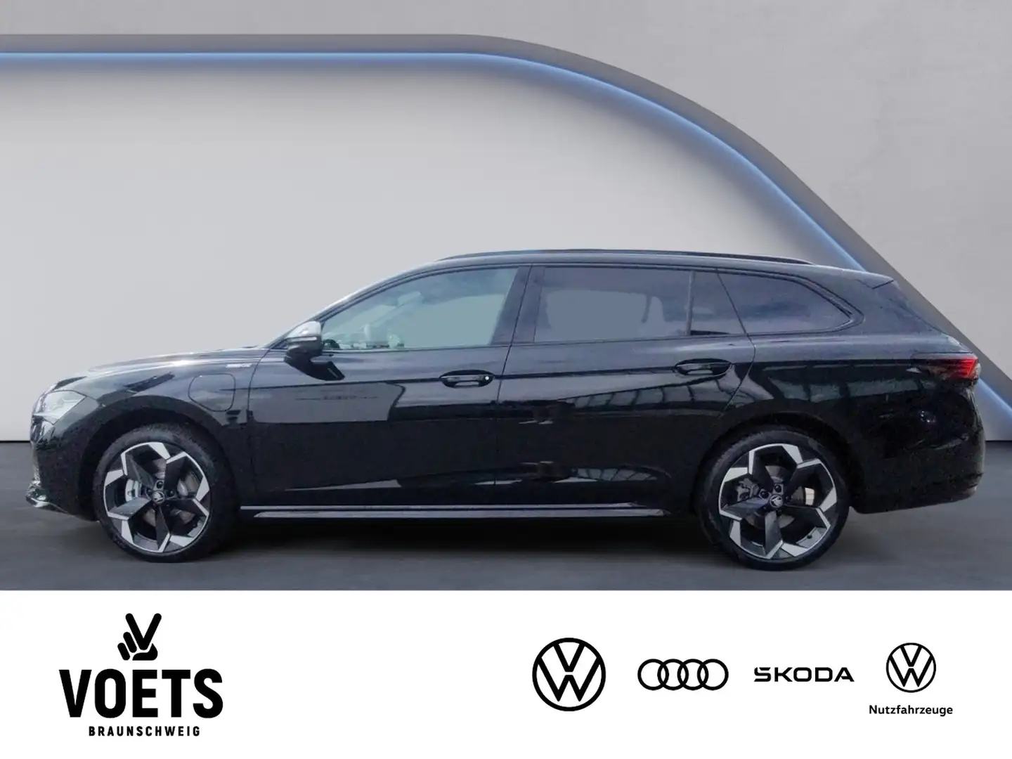 Skoda Superb Combi Sportline 1.5 TSI iV MATRIX-LED+AHK Schwarz - 2