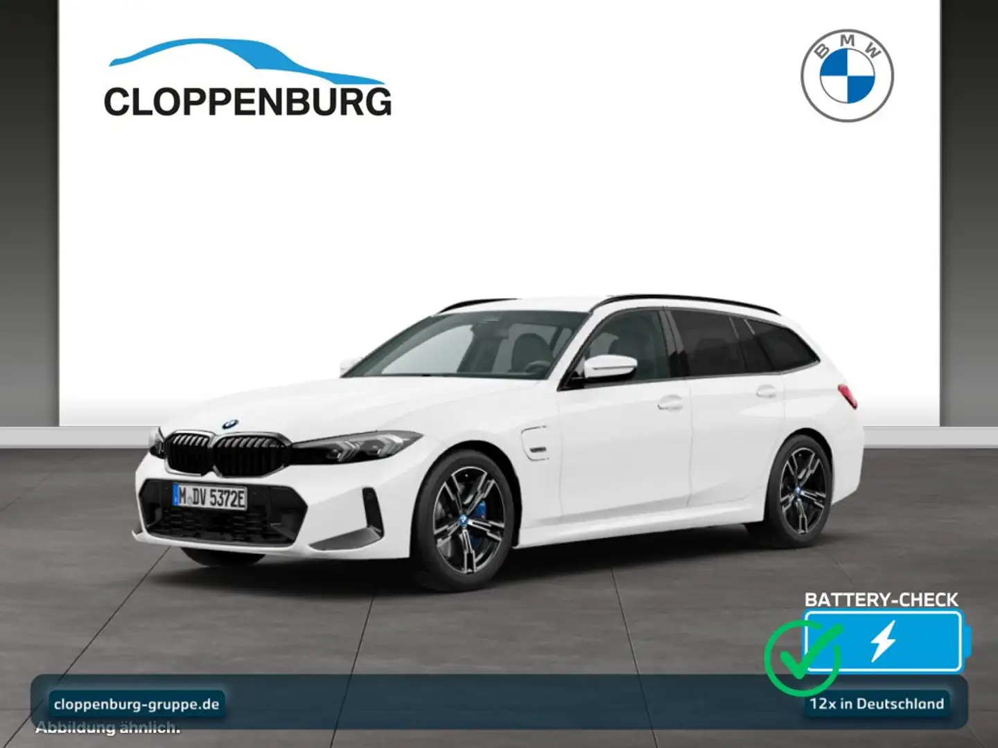 BMW 330 e Touring M Sportpaket Navi+ACC+E.Sitze Memo. Weiß - 1