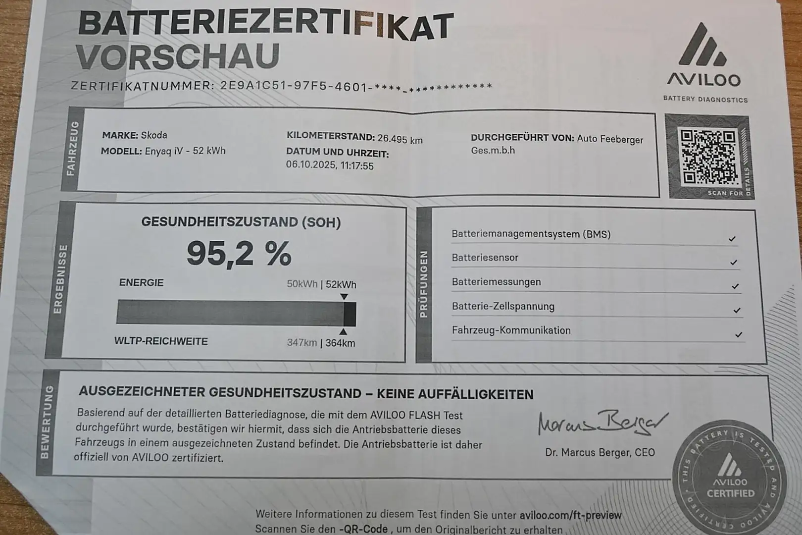 Skoda Enyaq iV 50 AT 52kWh Loft,Chrom-Paket,Metallic,LED Grau - 2