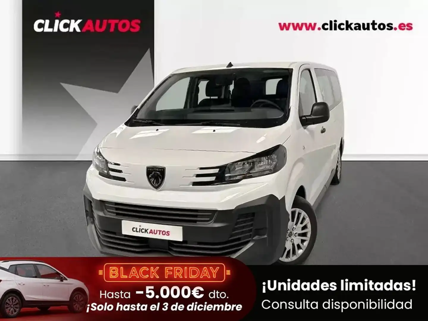 Peugeot Expert 2.0 BlueHDI 180CV Long  EAT8 9 plazas Blanco - 1