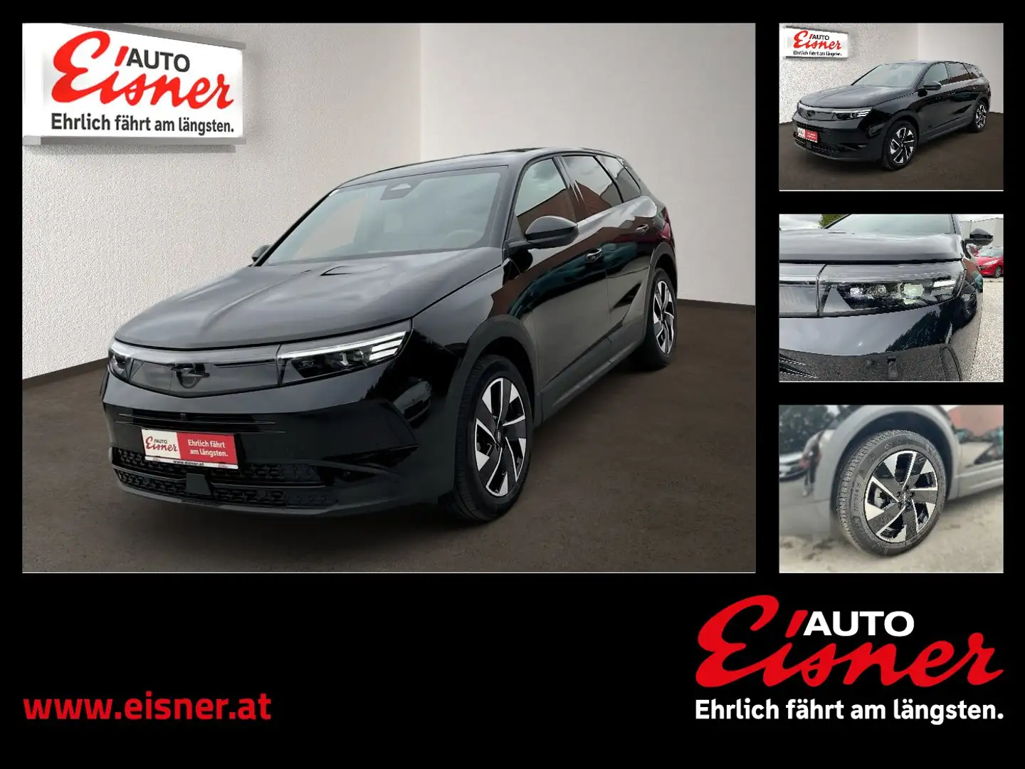 Opel Grandland 1.2 48V W GS 2xKlima 360 AUT KeyLess Schwarz - 1