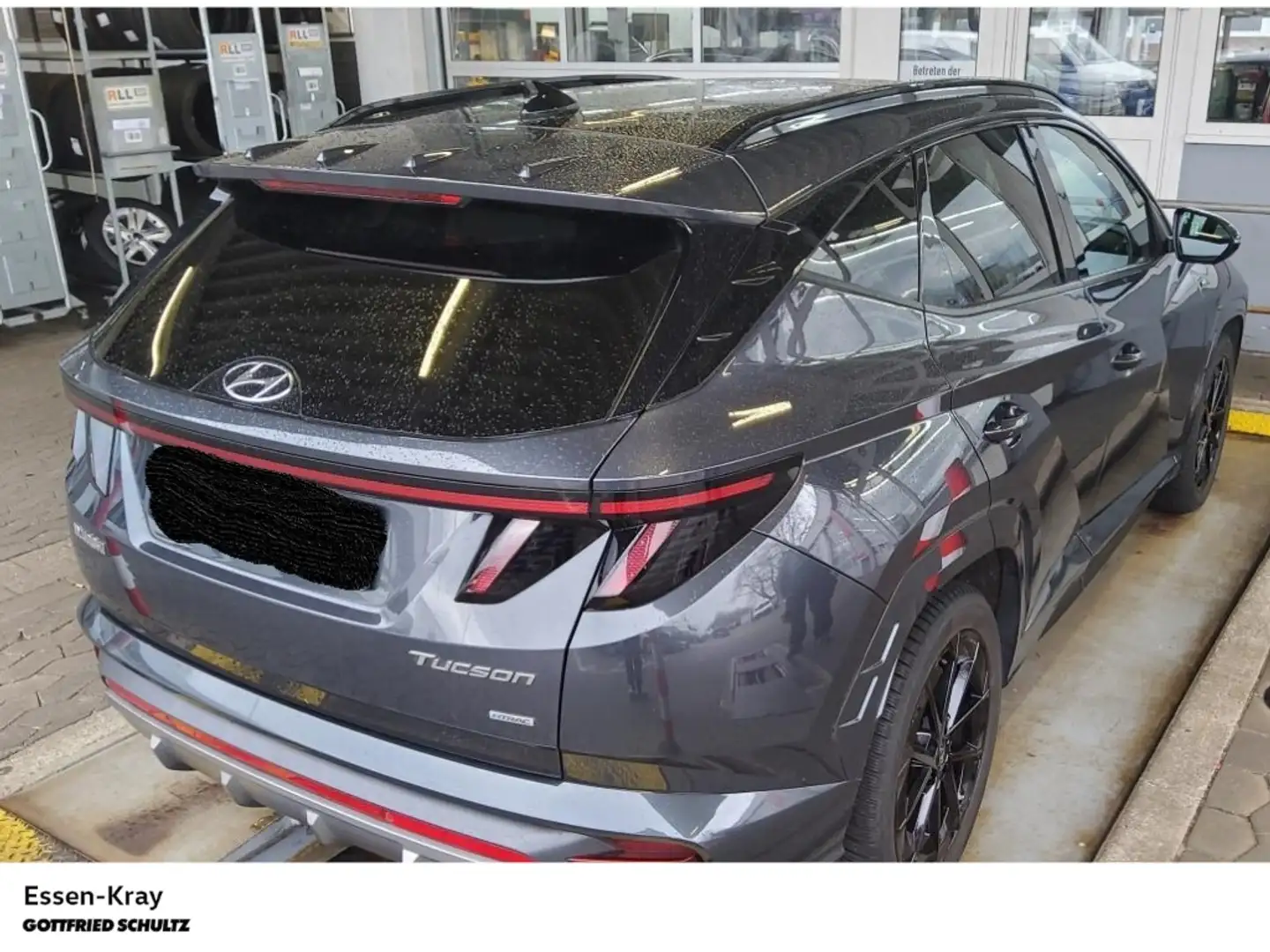 Hyundai TUCSON N Line Mild-Hybrid 4WD 1.6 T-GDI Pano LED Grau - 2