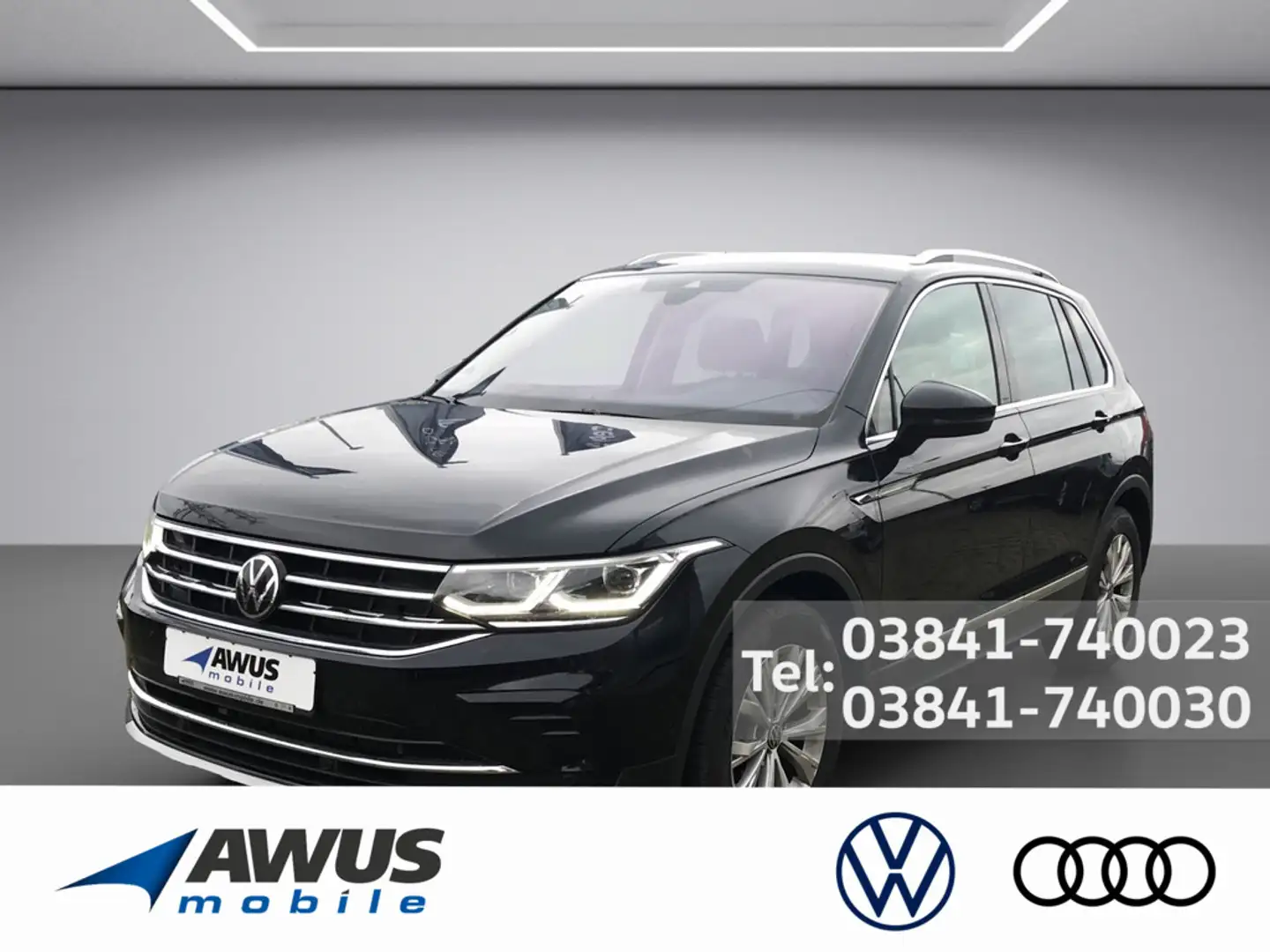 Volkswagen Tiguan 2.0TDI DSG Elegance AHK Negro - 1