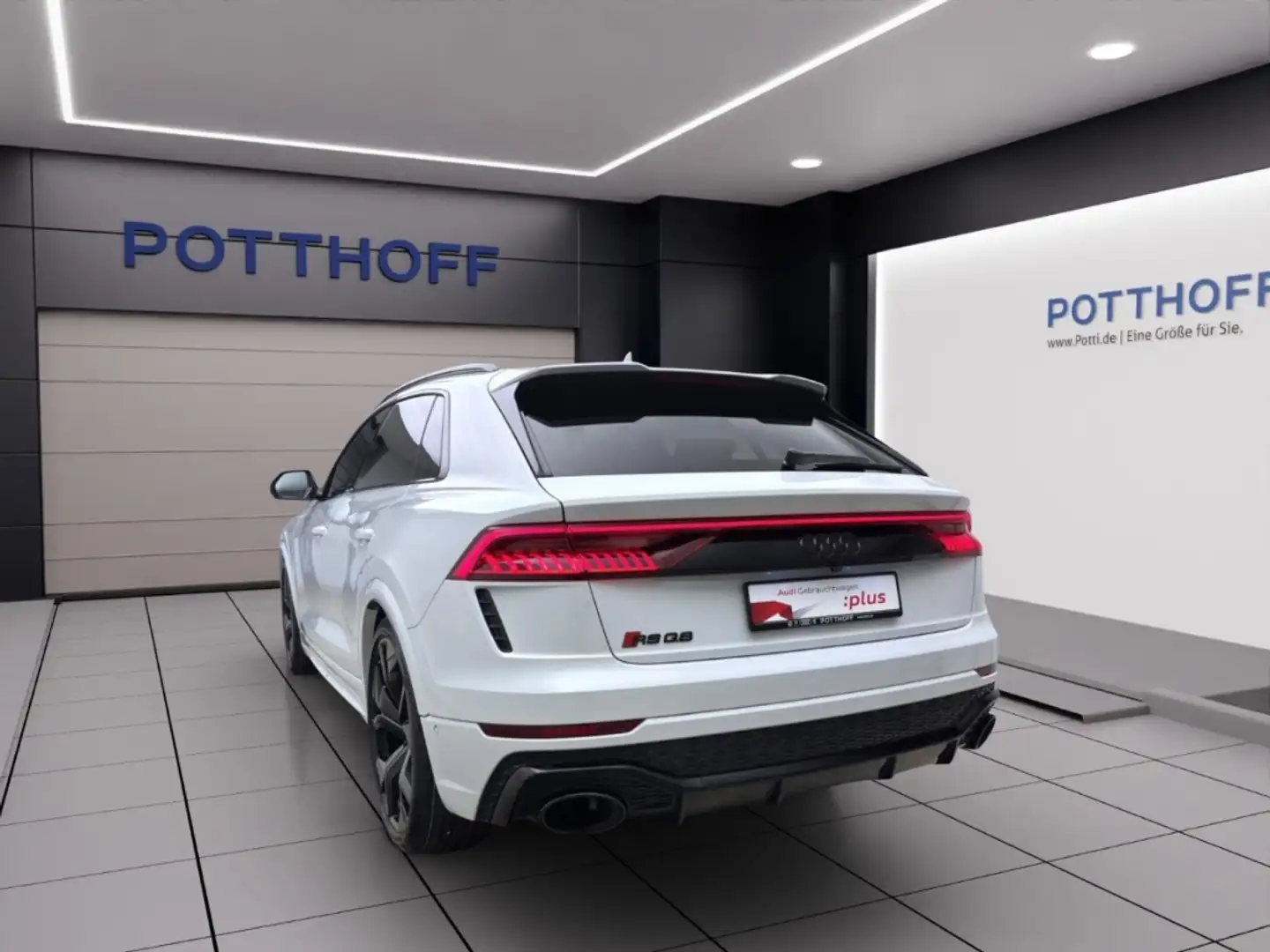 Audi RS Q8 Q STANDHZG PANO AHK BuO NAVI+ LM23 Blanc - 2