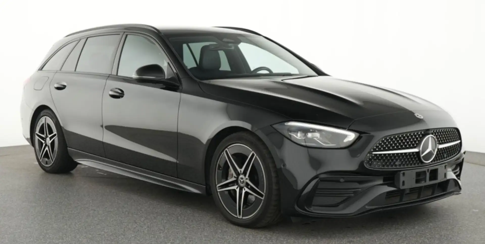 Mercedes-Benz C 200 T d AMG LINE PANO LED AMBI KAM LEDER NAVI Noir - 2