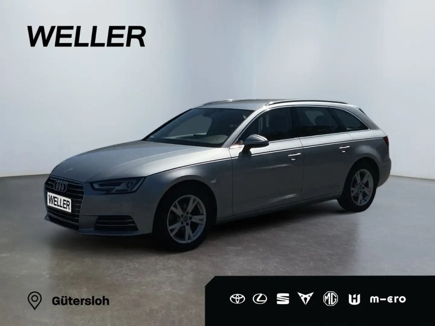 Audi A4 Avant 2.0 TDI S tronic sport *AHK*LED*el Heck* Zilver - 1