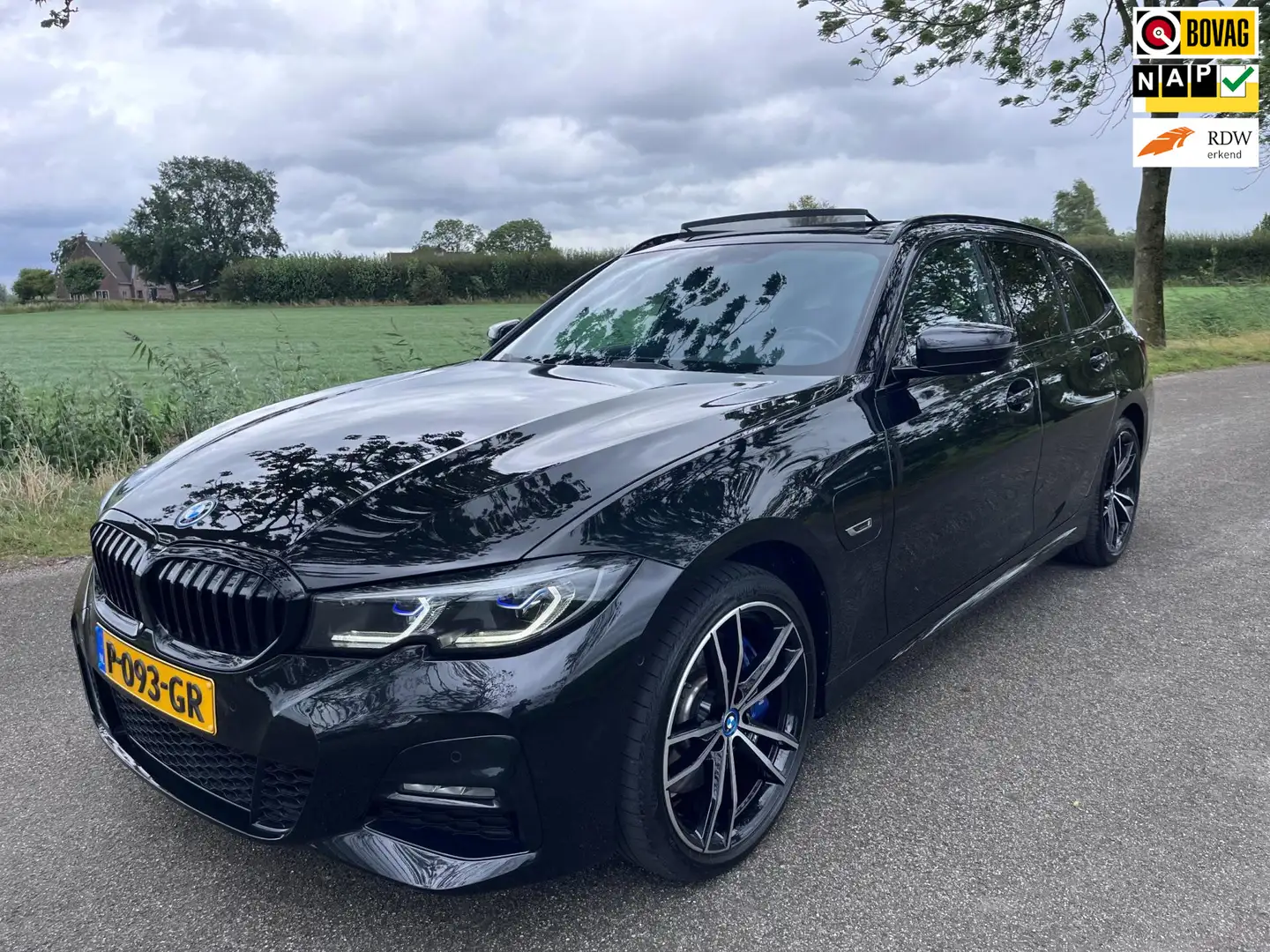 BMW 330 3-serie Touring 330e M Sport Pano||Laser|High Exec Noir - 1