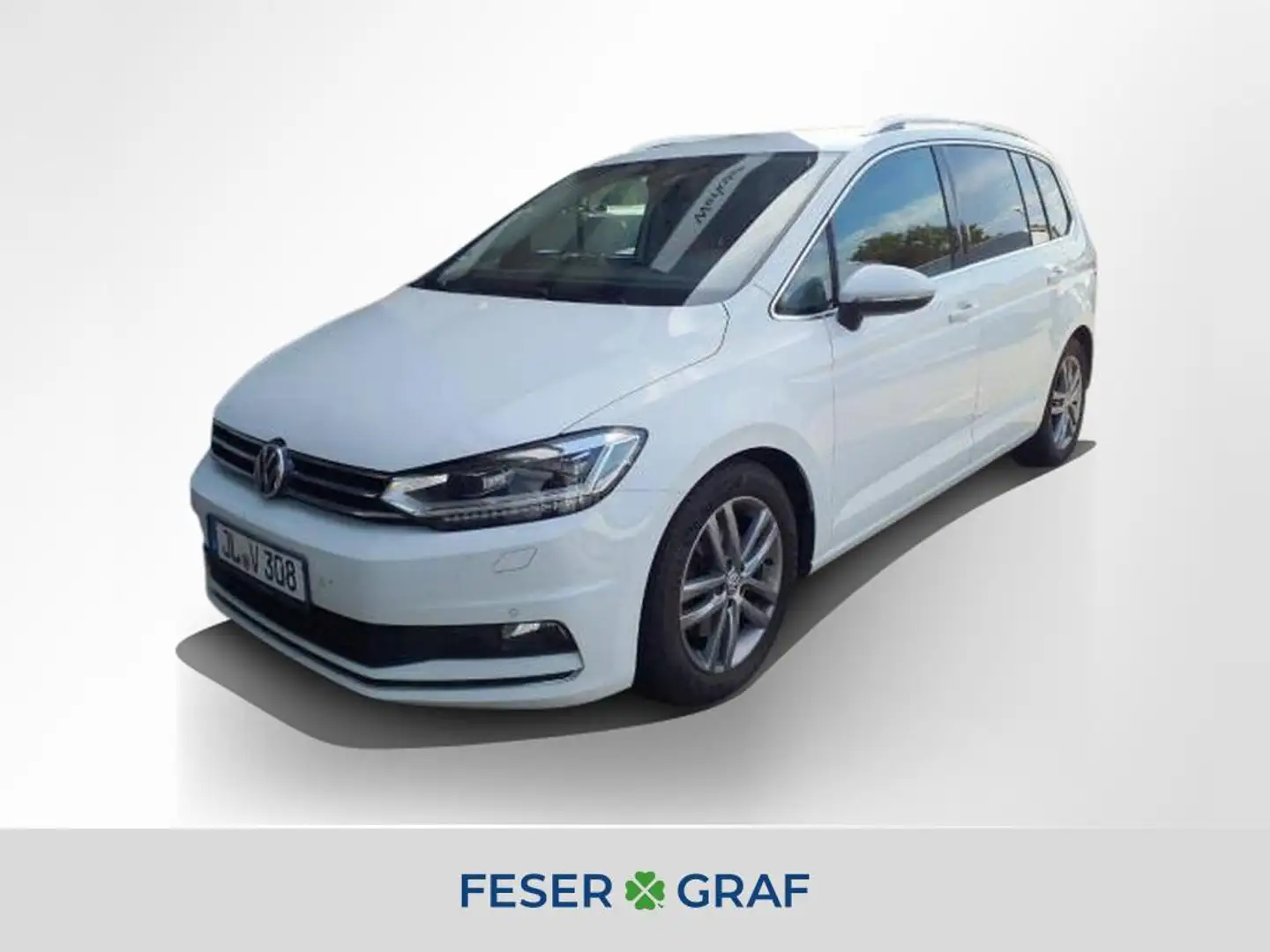 Volkswagen Touran 2.0 TDI DSG HIGHLINE LED/ACC/SHZ/2xPDC Blanc - 1