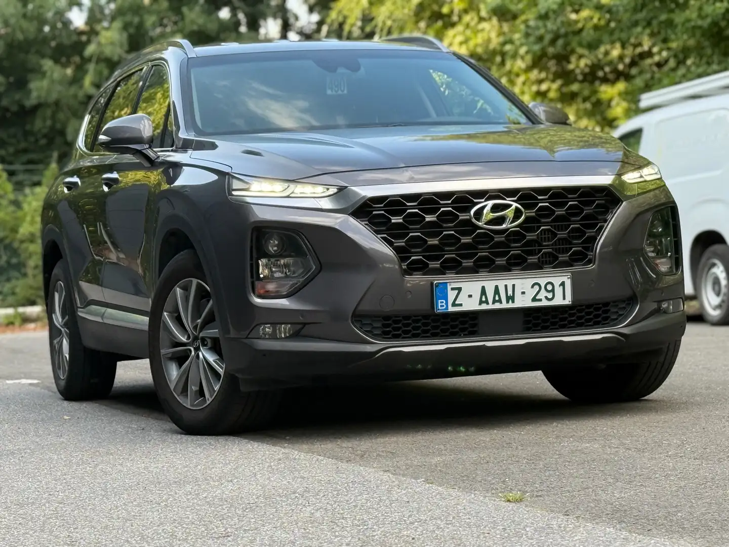 Hyundai SANTA FE Santa Fe 2.0 CRDi VGT 4WD Automatik GLS Grijs - 2