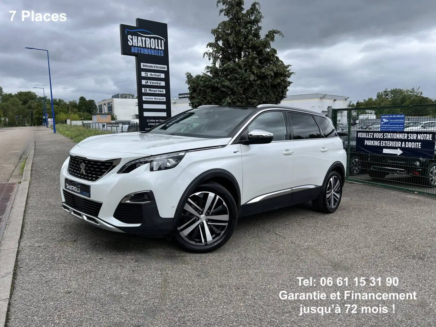 Peugeot 5008 II 2.0 BlueHDi 180ch GT S&S EAT6 7Places Cuir GPS  White - 1