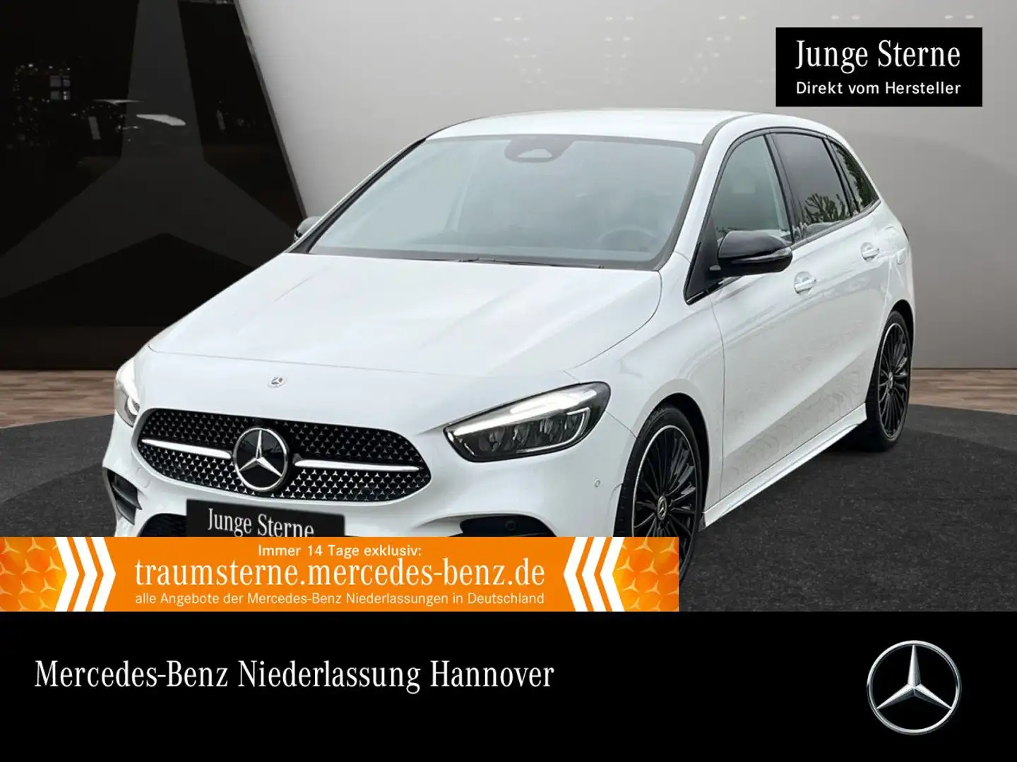 Mercedes-Benz B 200 AMG+NIGHT+LED+KAMERA+TOTW+KEYLESS+7G Weiß - 1