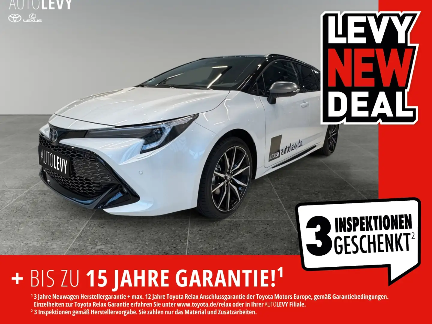 Toyota Corolla TS 2.0l Hybrid GR Sport *LED*PDC*SHZ* Weiß - 1