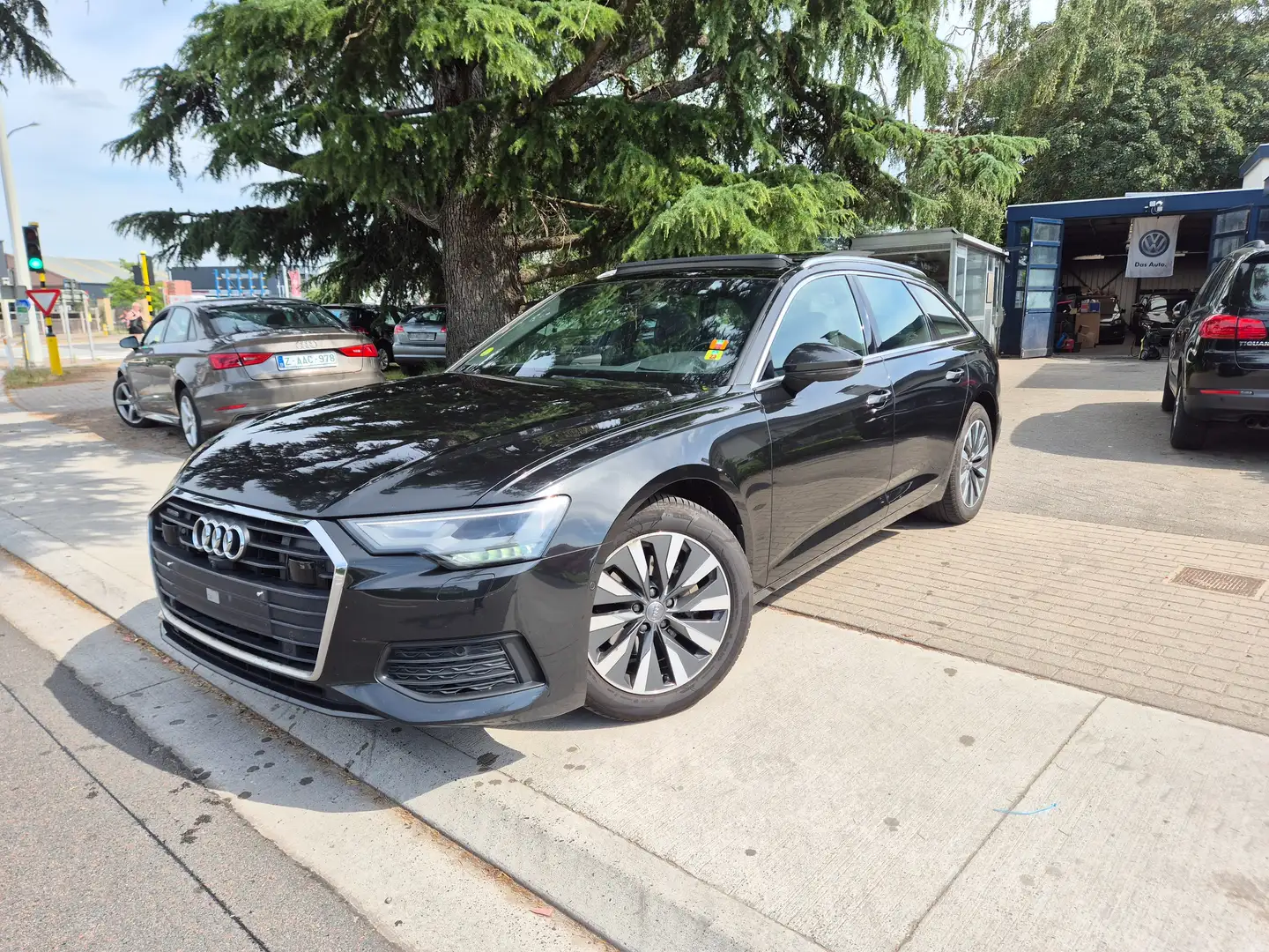 Audi A6 A6 Avant 40 TDI quattro S tronic design Zwart - 1