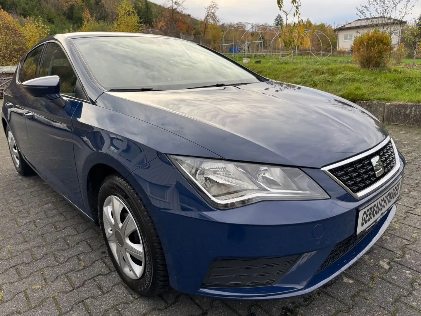 SEAT Leon Reference-1,6 TDI-Navi-PDC-Scheckheft gepfl Modrá - 1