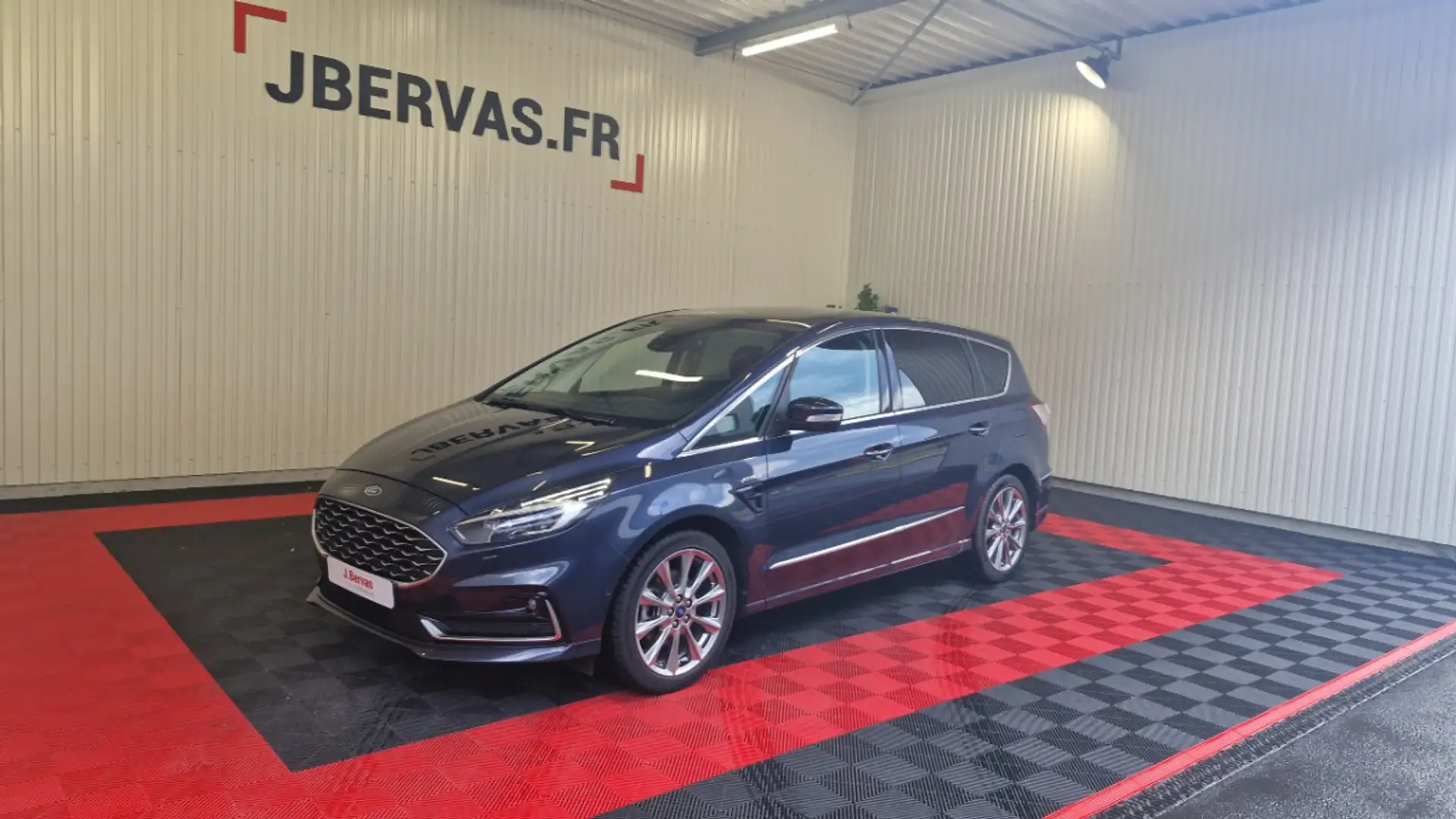 Ford S-Max 2.5 DURATEC HYBRID 190 ECVT VIGNALE Bleu - 1