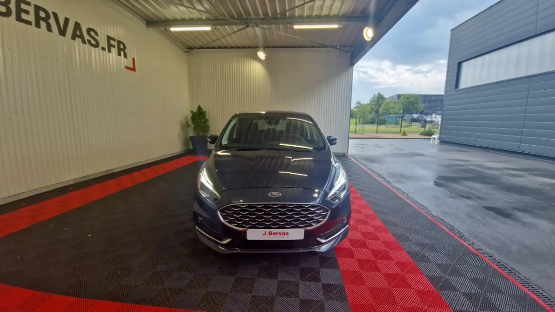 Ford S-Max 2.5 DURATEC HYBRID 190 ECVT VIGNALE Bleu - 2