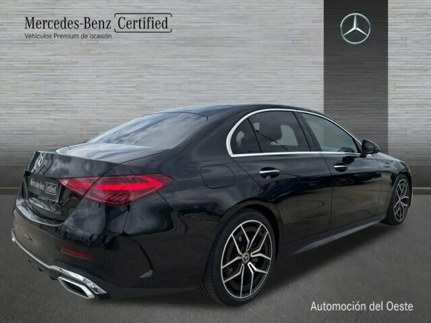 Mercedes-Benz C 300 d amg line (euro 6d) Negro - 2