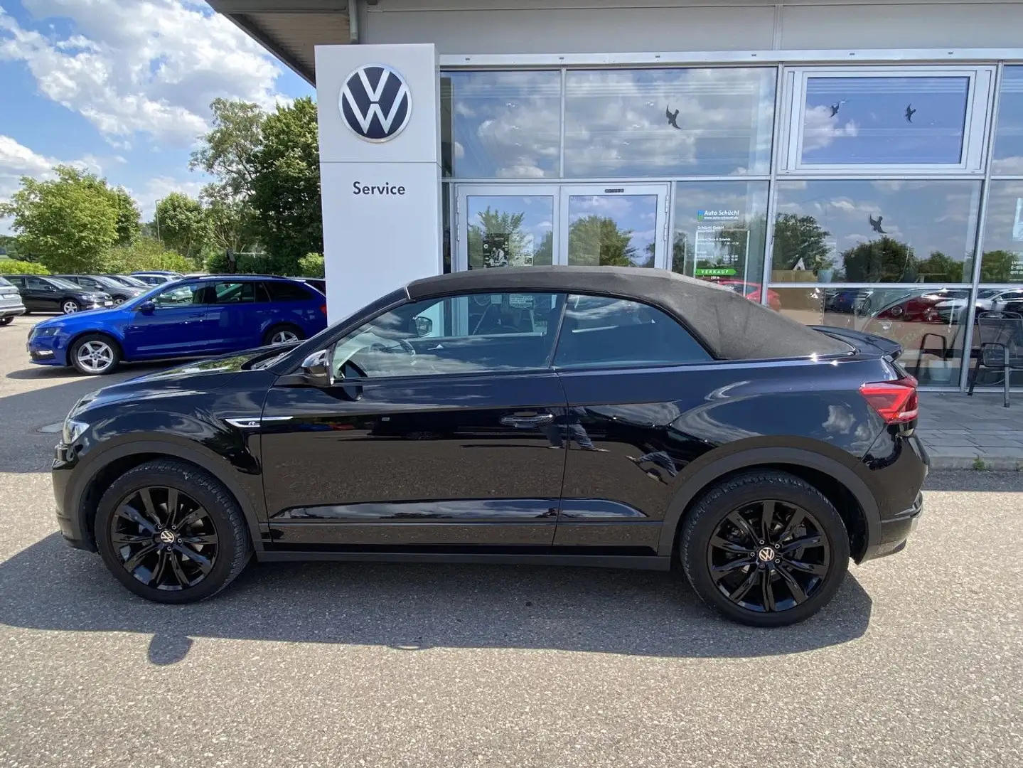 Volkswagen T-Roc Cabrio 1.5 TSI DSG R-Line 18"+BEATS+FAHRER Schwarz - 2