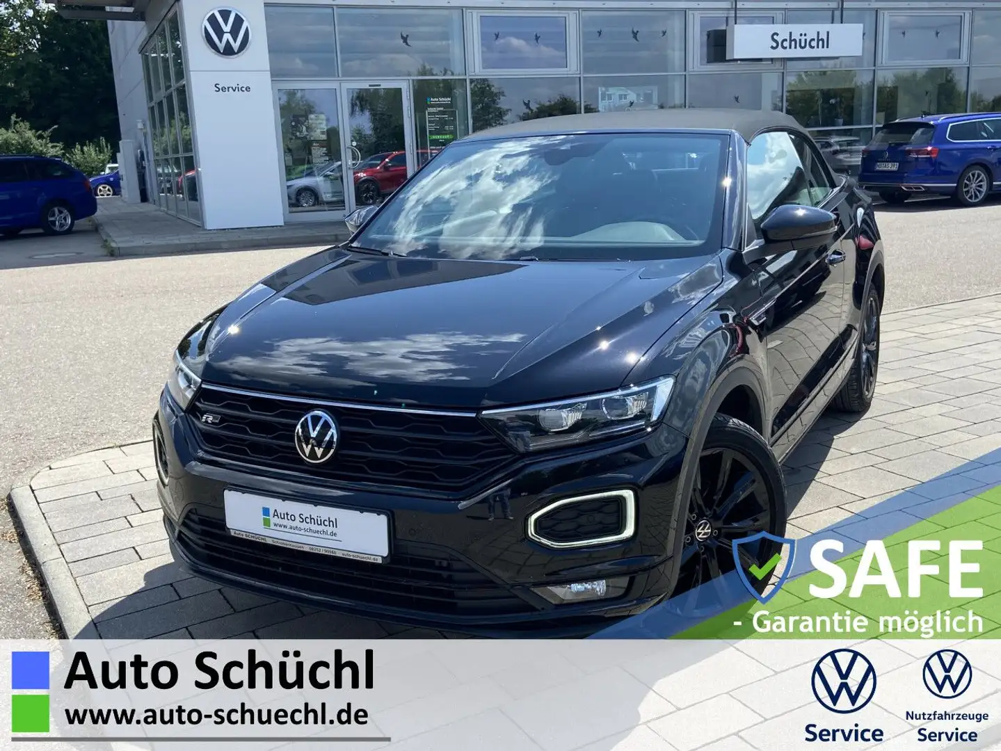 Volkswagen T-Roc Cabrio 1.5 TSI DSG R-Line 18"+BEATS+FAHRER Schwarz - 1