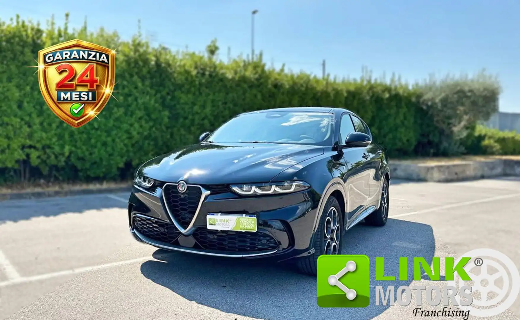 Alfa Romeo Tonale 1.6 diesel 130 CV TCT6 Ti "SOLI 2000 KM" Noir - 1