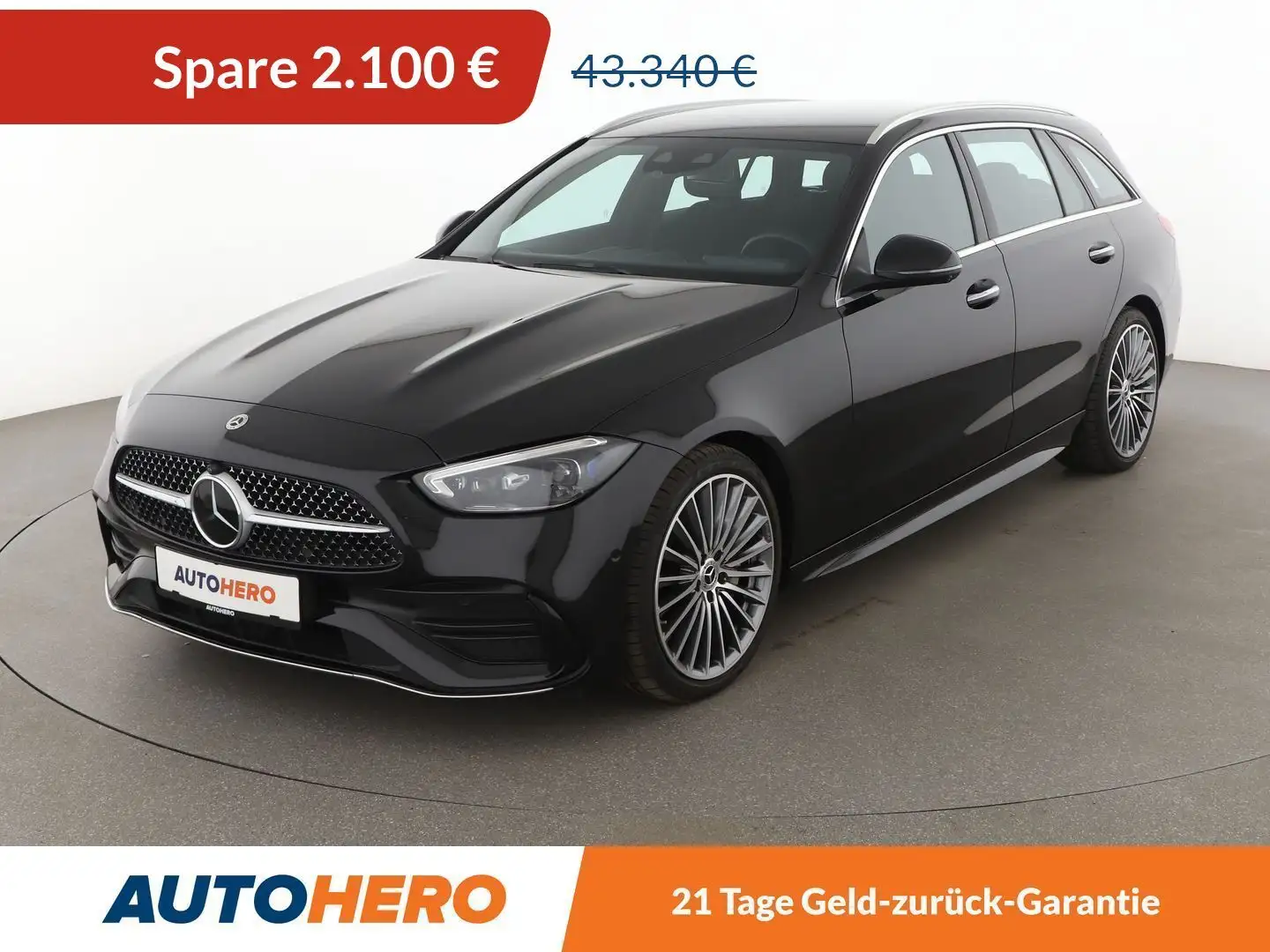 Mercedes-Benz C 220 C 220 d T AMG Line Aut.*LED*ACC*AHK*CAM*PDC*SHZ* Schwarz - 1