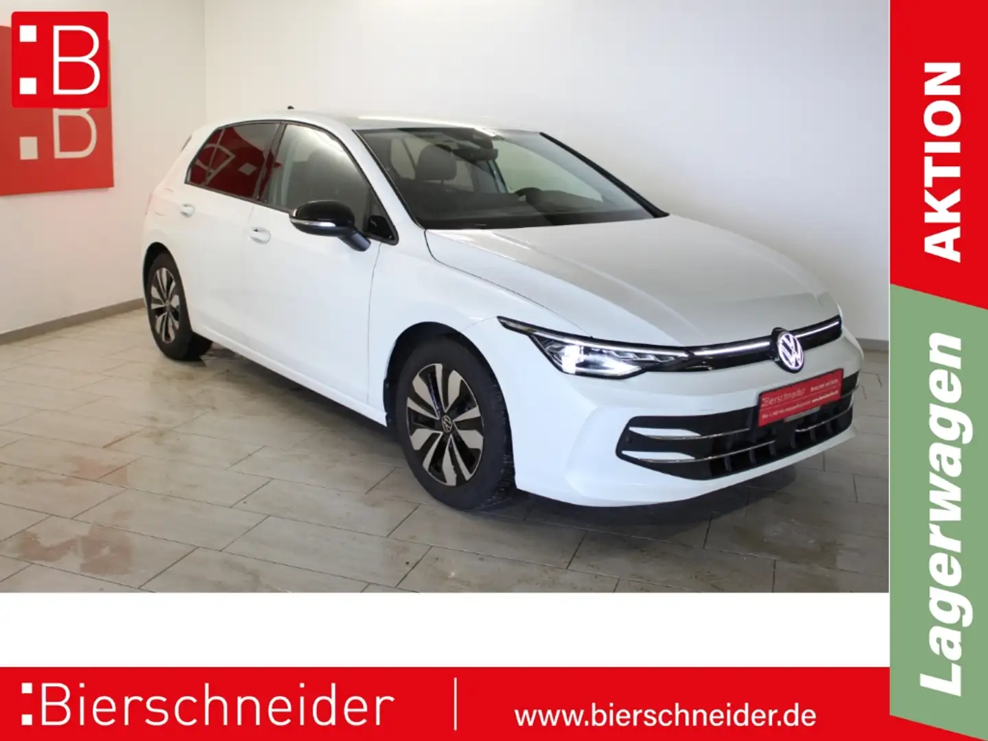 Volkswagen Golf 8 1.5 eTSI DSG GOAL 16 NAVI AHK IQ.LIGHT ACC Weiß - 1