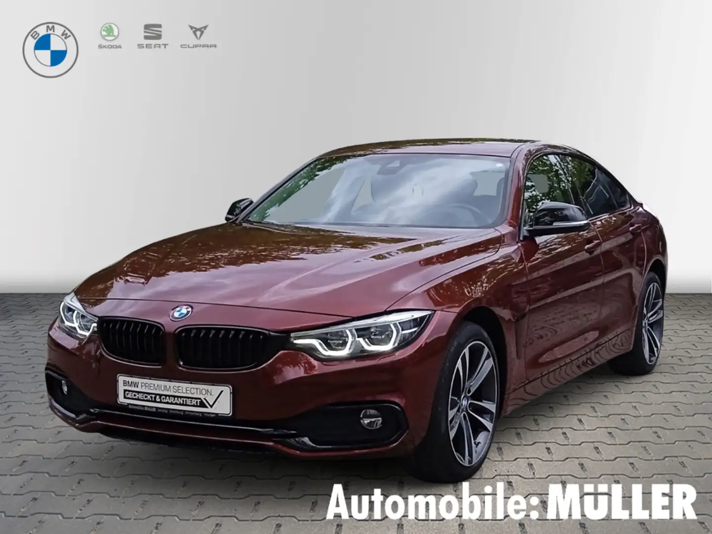 BMW 420 Gran Coupe d xDrive Sport Line*AHK*Adapt.LED*HiFi* Red - 1