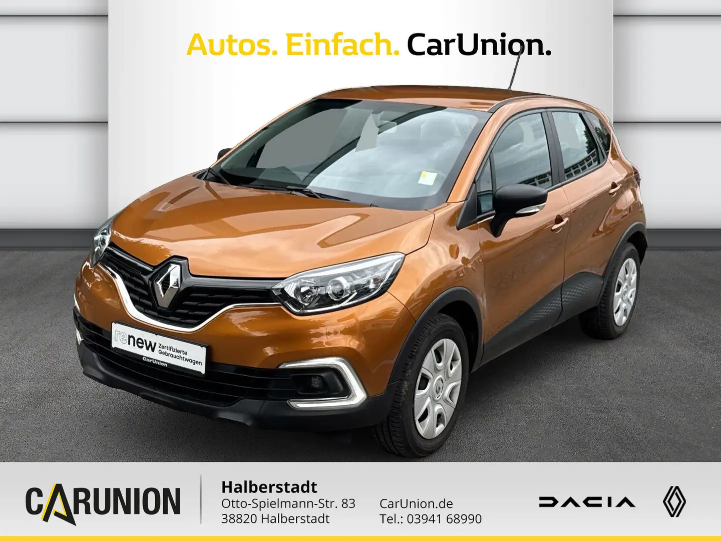 Renault Captur Life TCe 90 BT Klima ZV EFH Orange - 1