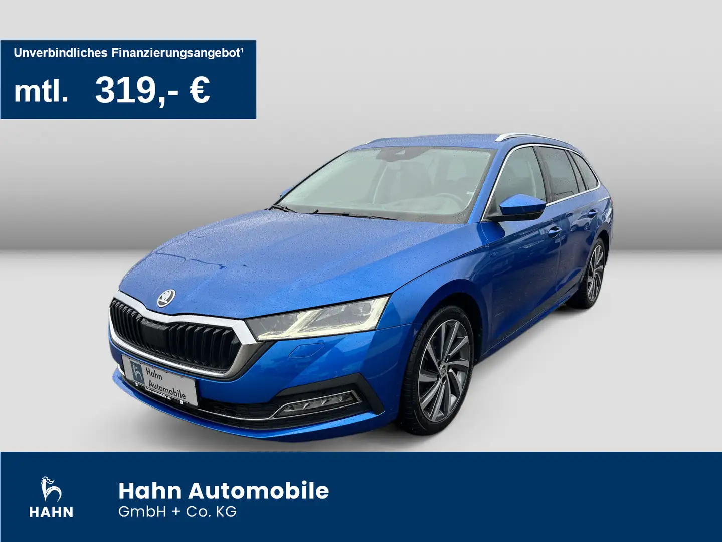 Skoda Octavia Combi 2.0 TDI DSG Style AHK Navi LED ACC Blau - 1