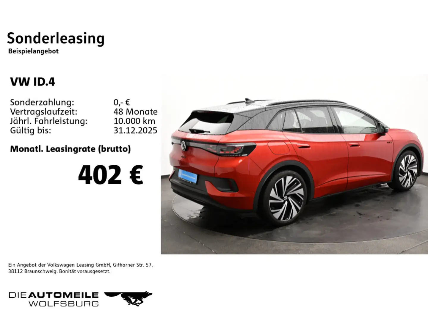 Volkswagen ID.4 4Motion GTX HeadUp/Matrix/H+K/Pano/AHK Rot - 2