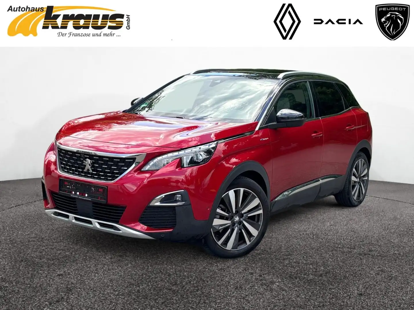 Peugeot 3008 GT HYBRID4 300 e-EAT8 4x4 SHZ NAVI KAMERA ACC Red - 1