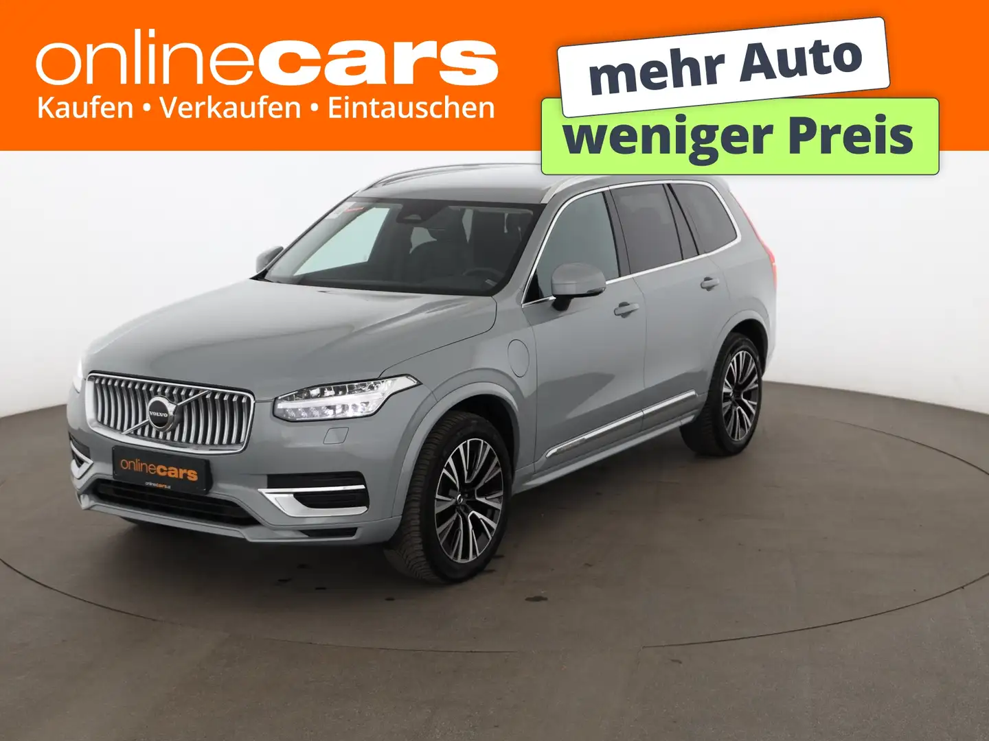 Volvo XC90 T8 Twin Engine AWD PHEV Aut 7-SITZER LED AHK Grau - 1