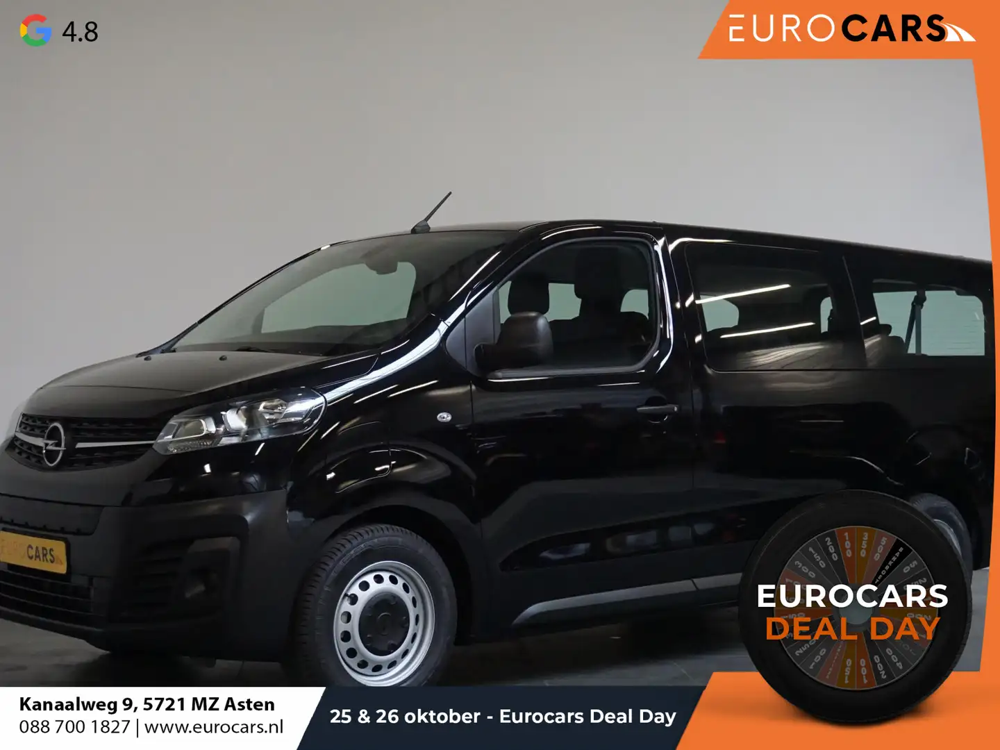 Opel Vivaro-e Combi L3H1 75 kWh Opel Vivaro-e Combi 75-kWh L3H1 Noir - 1