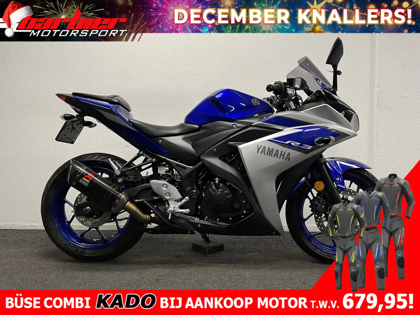 Yamaha YZF-R3 Blauw - 1