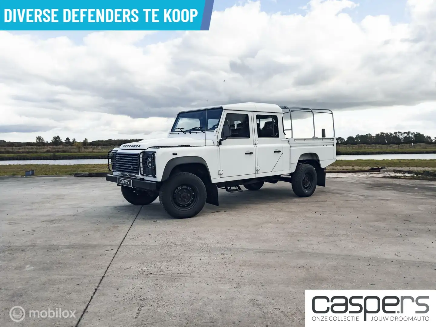 Land Rover Defender 130 E Crew Cab | Euro 5 | Grijs kent. Wit - 2