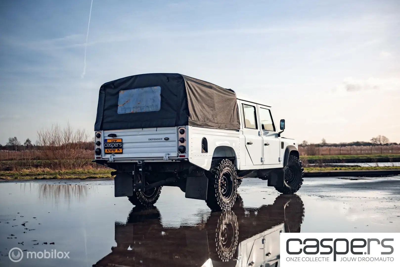 Land Rover Defender 130 E Crew Cab | Euro 5 | Grijs kent. White - 2