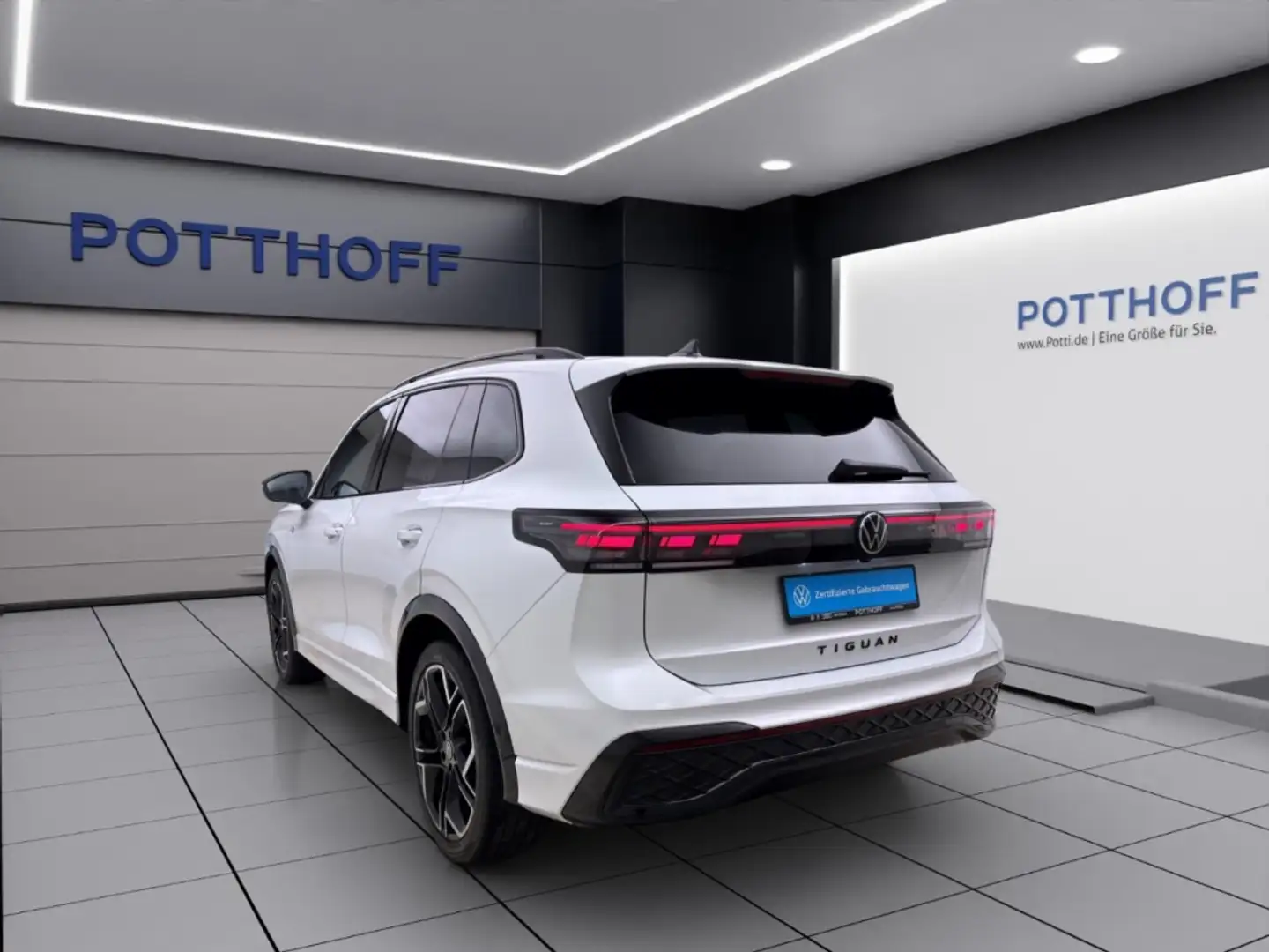 Volkswagen Tiguan 1.5 eTSI DSG R-LINE BLACK STYLE AHK NAVI Blanc - 2