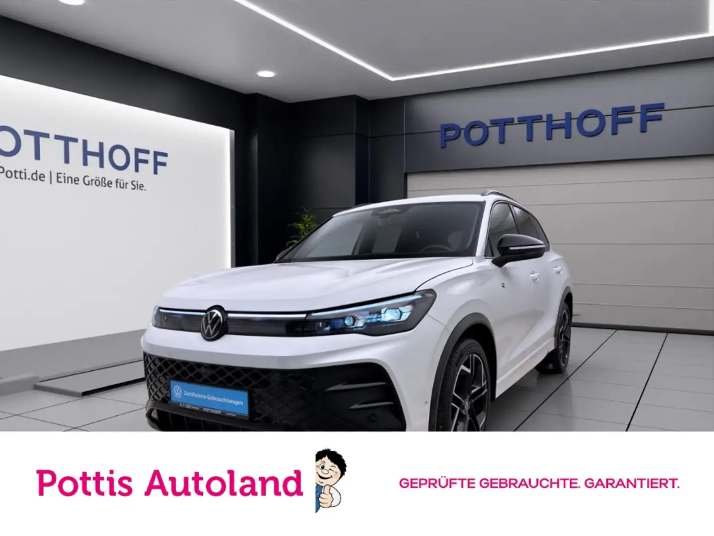 Volkswagen Tiguan 1.5 eTSI DSG R-LINE BLACK STYLE AHK NAVI Blanc - 1