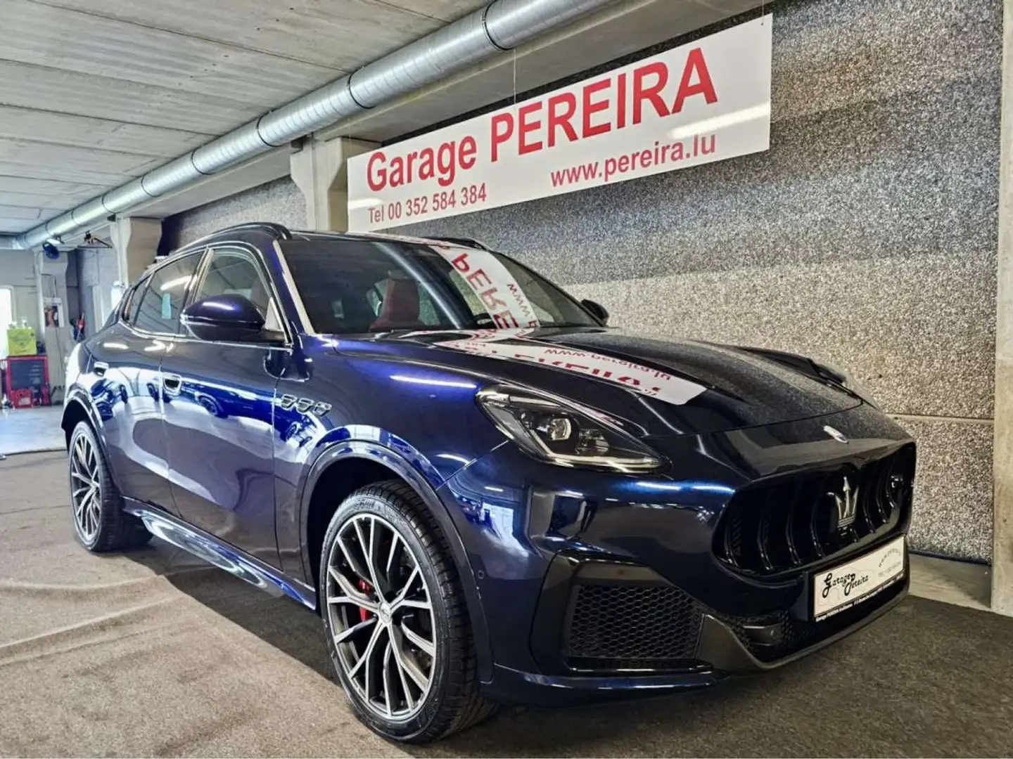 Maserati Grecale 3.0 V6 TROFEO CARBON SONUS PANO CUIR NAVI 1 HAND Bleu - 1