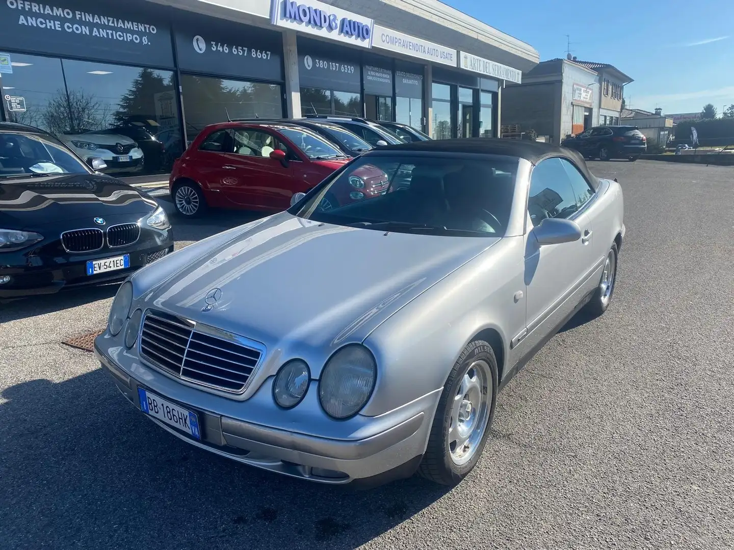 Mercedes-Benz CLK 200 Cabrio Elegance Iscrivibile ASI Zilver - 1