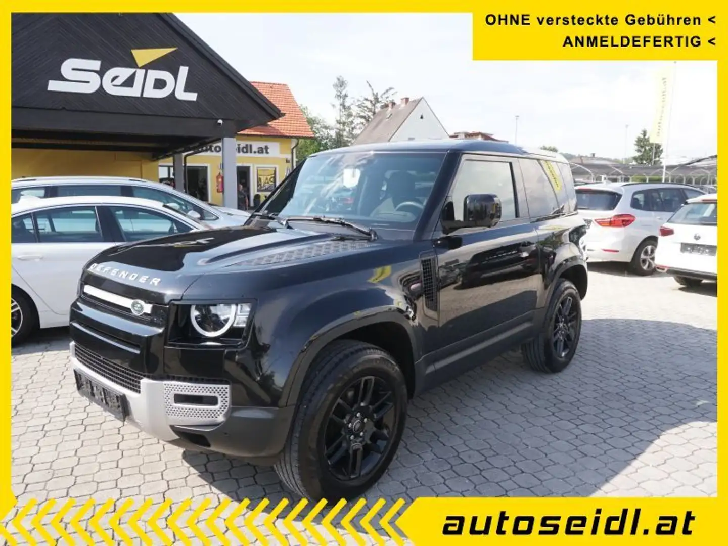 Land Rover Defender 90 D200 AWD Aut. *NAVI+LED* Schwarz - 1