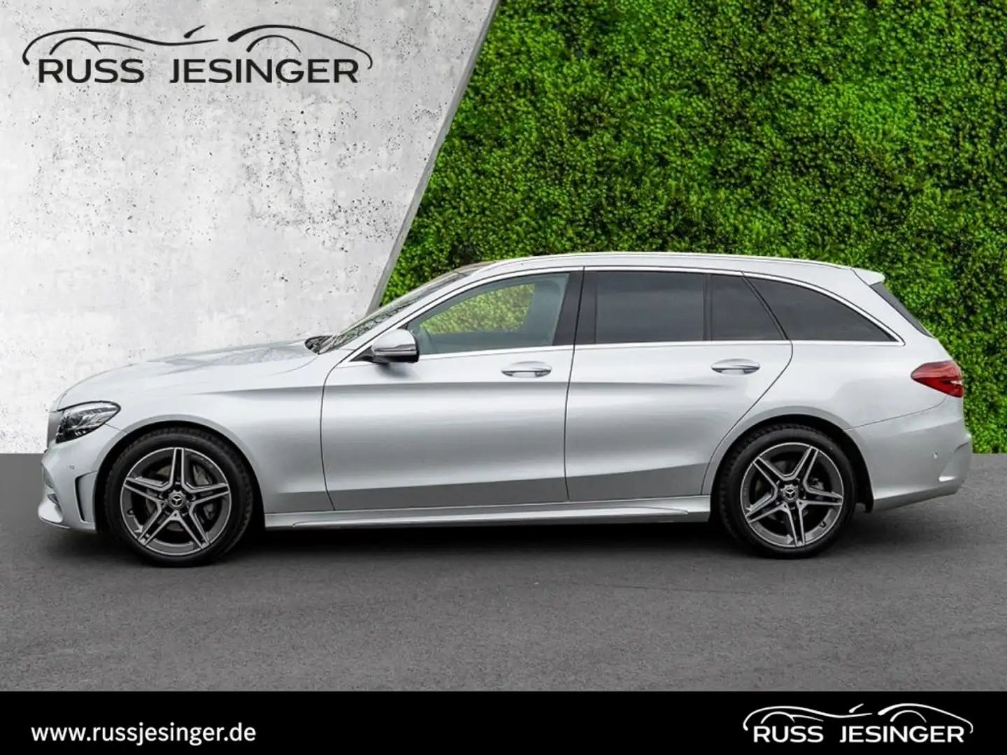Mercedes-Benz C 220 d T AMG Line + DISTRONIC+ NAVI+ PANO + LED Silber - 2