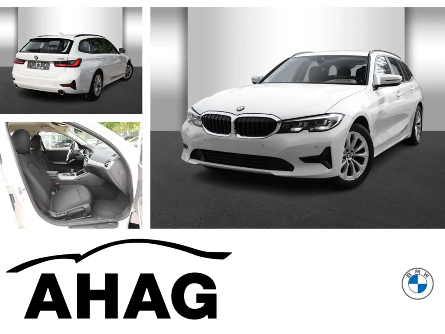 BMW 318 i Touring Advantage Auto Aut. Klimaaut. PDC Weiß - 1