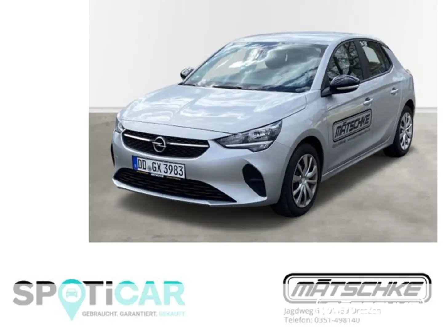 Opel Corsa F 1.2 Edition KLIMA PDC SHZ NAVI Silber - 1