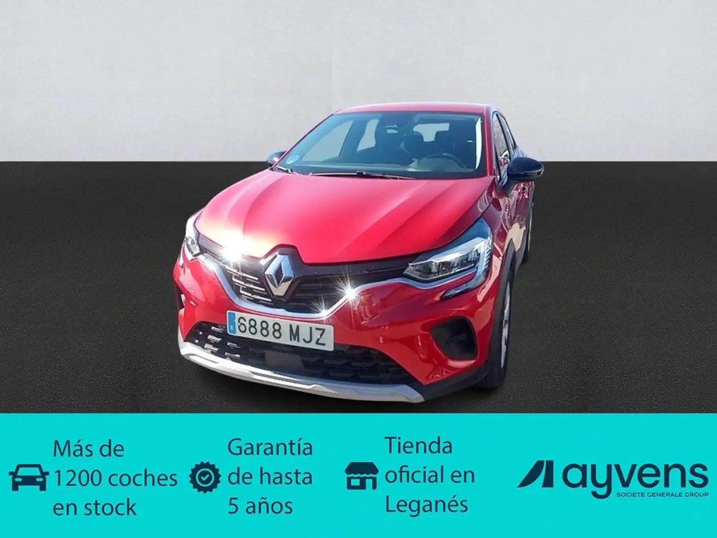 Renault Captur E-TECH Híbrido Enchufable Evolution 117kW Rojo - 1