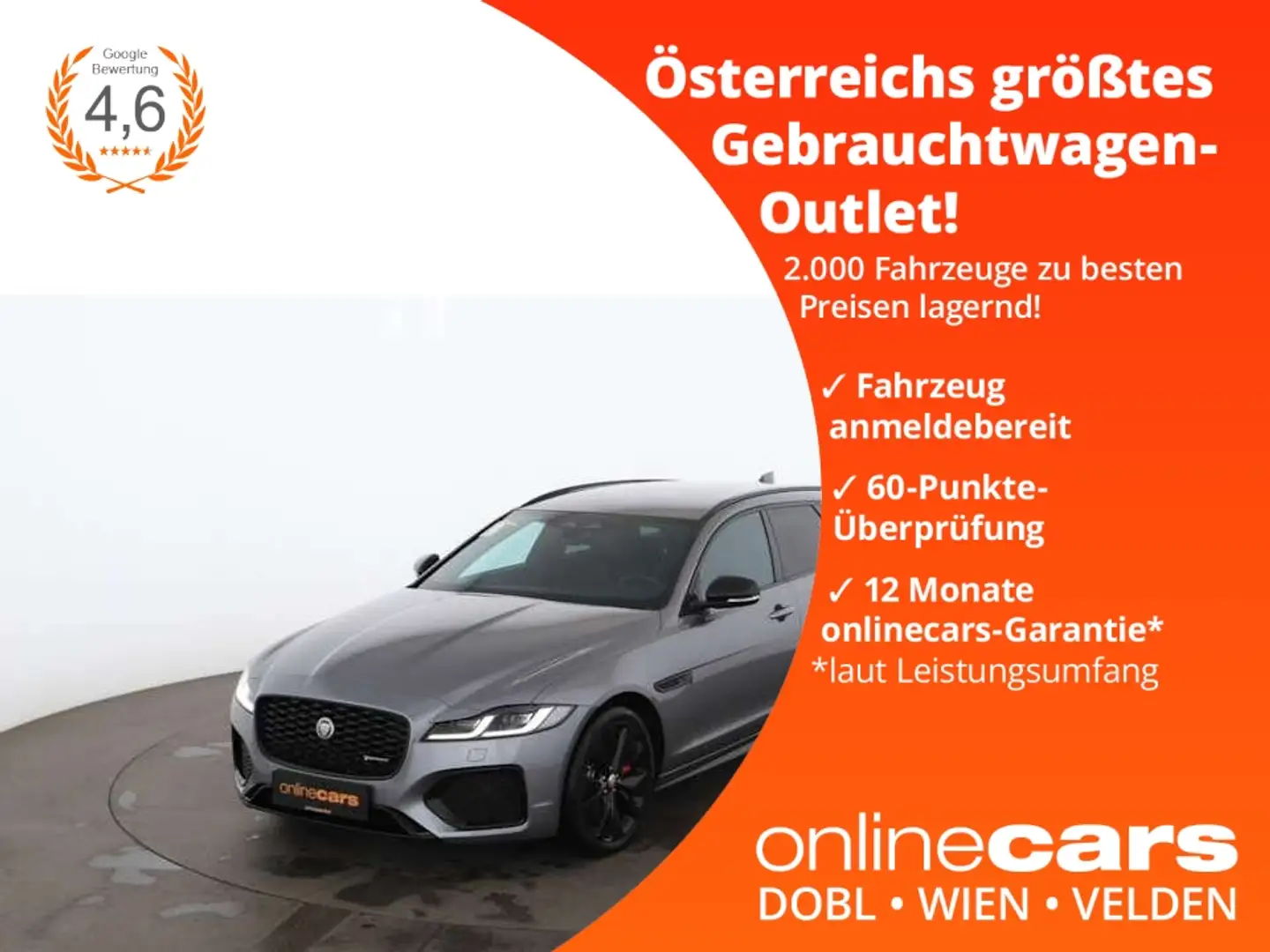 Jaguar XF D200 SB R-Dynamic Black AWD Aut LED AHK Gris - 1