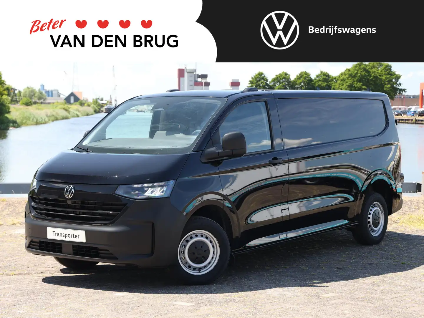 Volkswagen Transporter e-Transporter L2 100 kW (136 pk) 3500 m | Trekhaak Zwart - 1