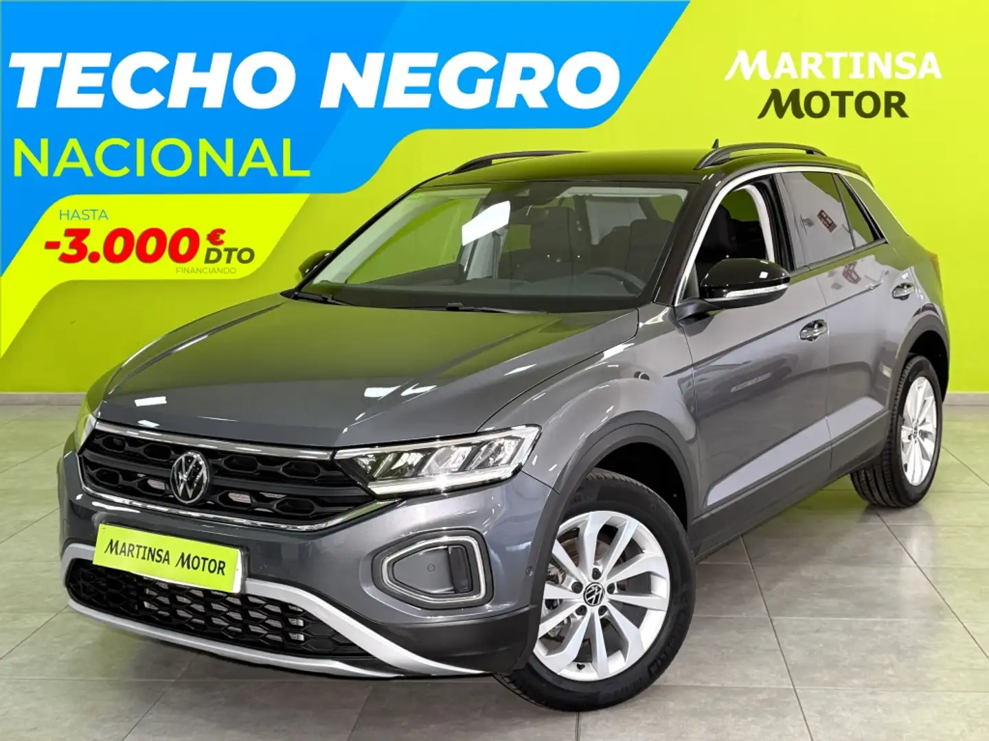 Volkswagen T-Roc 1.5 TSI Life DSG7 110KW Gris - 1