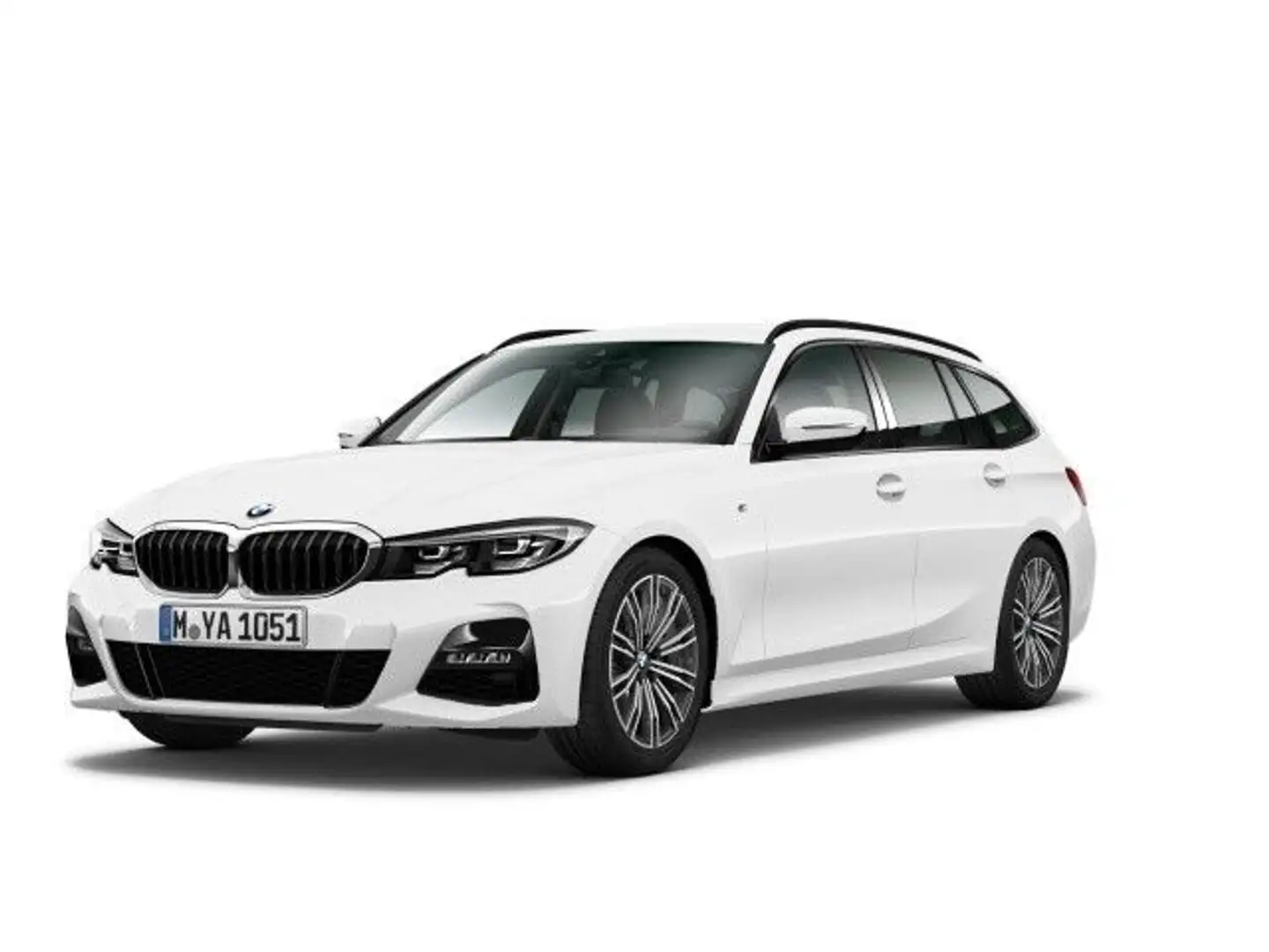 BMW 320 d Touring M Sport Navi AHK RFK Komfortzugang Weiß - 1