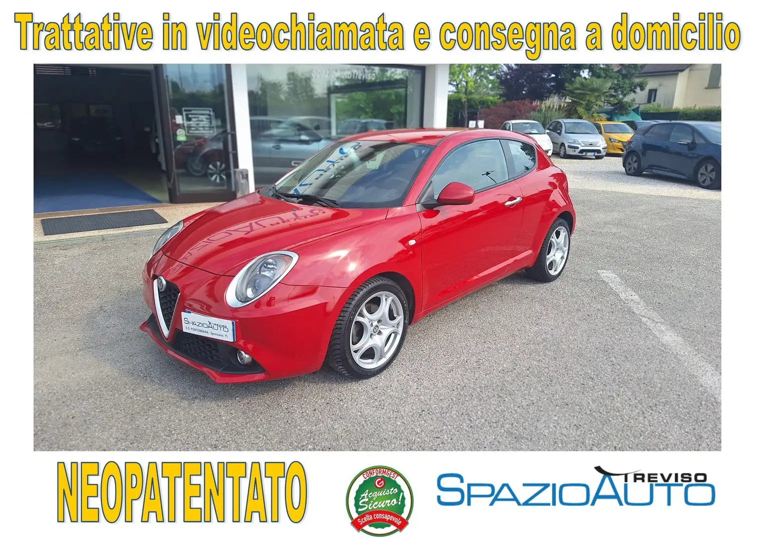 Alfa Romeo MiTo MiTo 1.3 jtdm 95cv E6 Rouge - 1